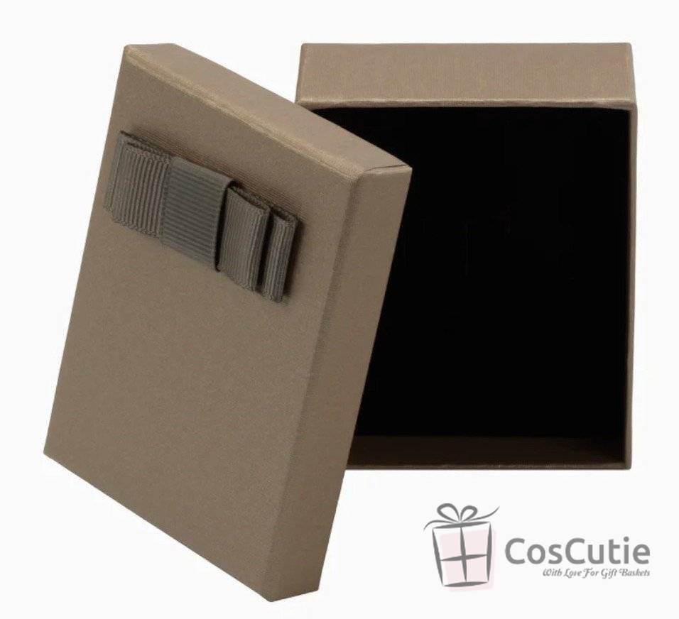 Cutie bijuterii Soft touch cu fundita 7x9x3 cm