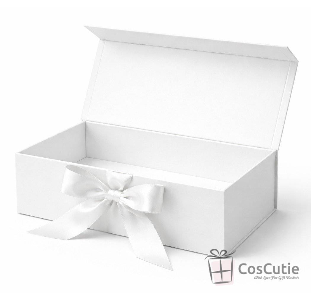 Cutie cadou 21x21x8 cm, inchidere magnetica si fundita satin, diverse culori