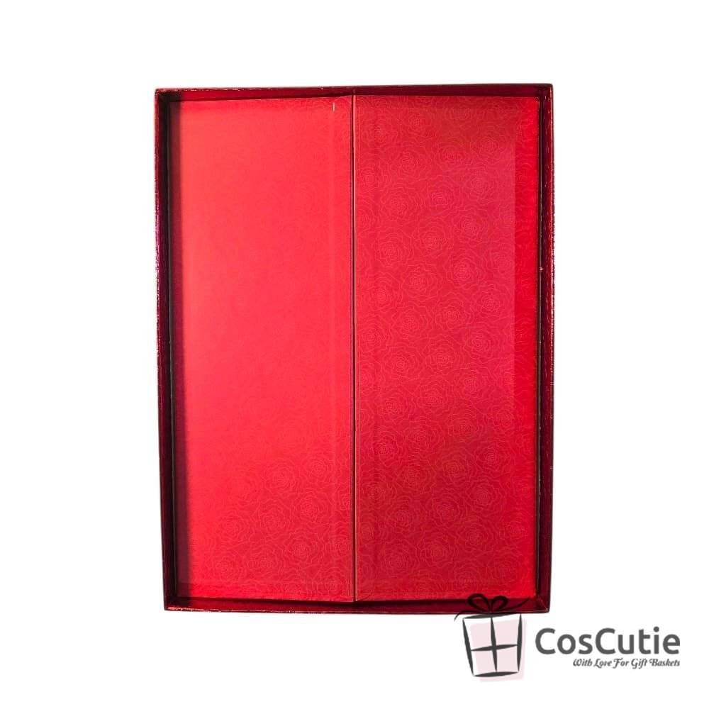 Cutie cadou carton rigid 33x25x13 cm, Rosu