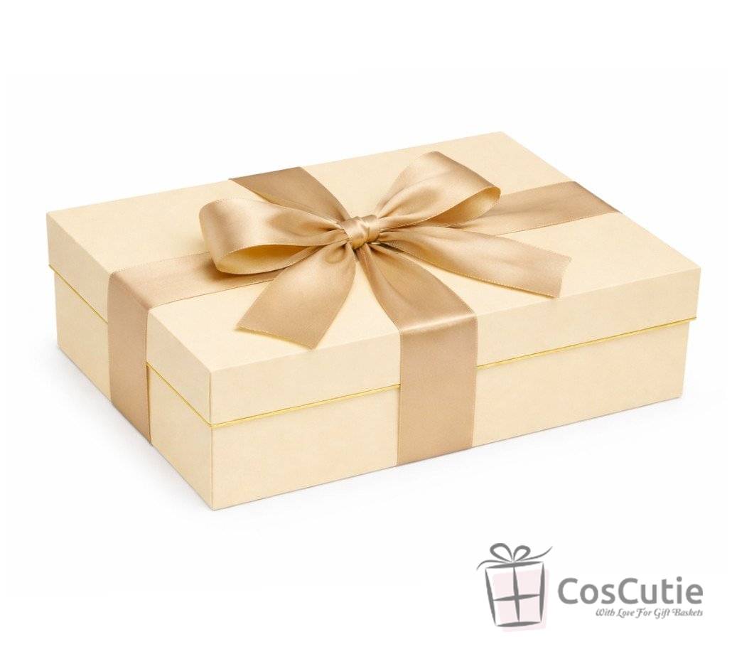 Cutie cadou crem 23x18x6 cm, capac detasabil, carton 425 g/mp