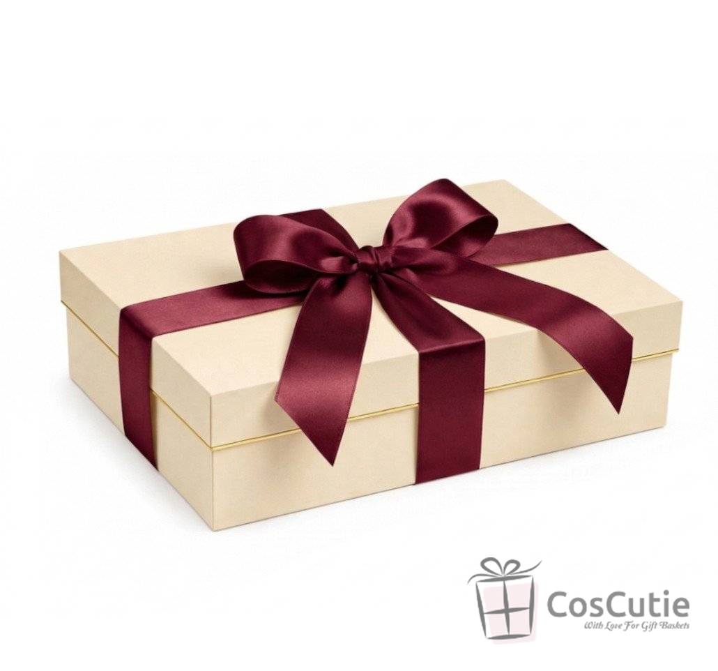 Cutie cadou crem 23x18x6 cm, capac detasabil, carton 425 g/mp