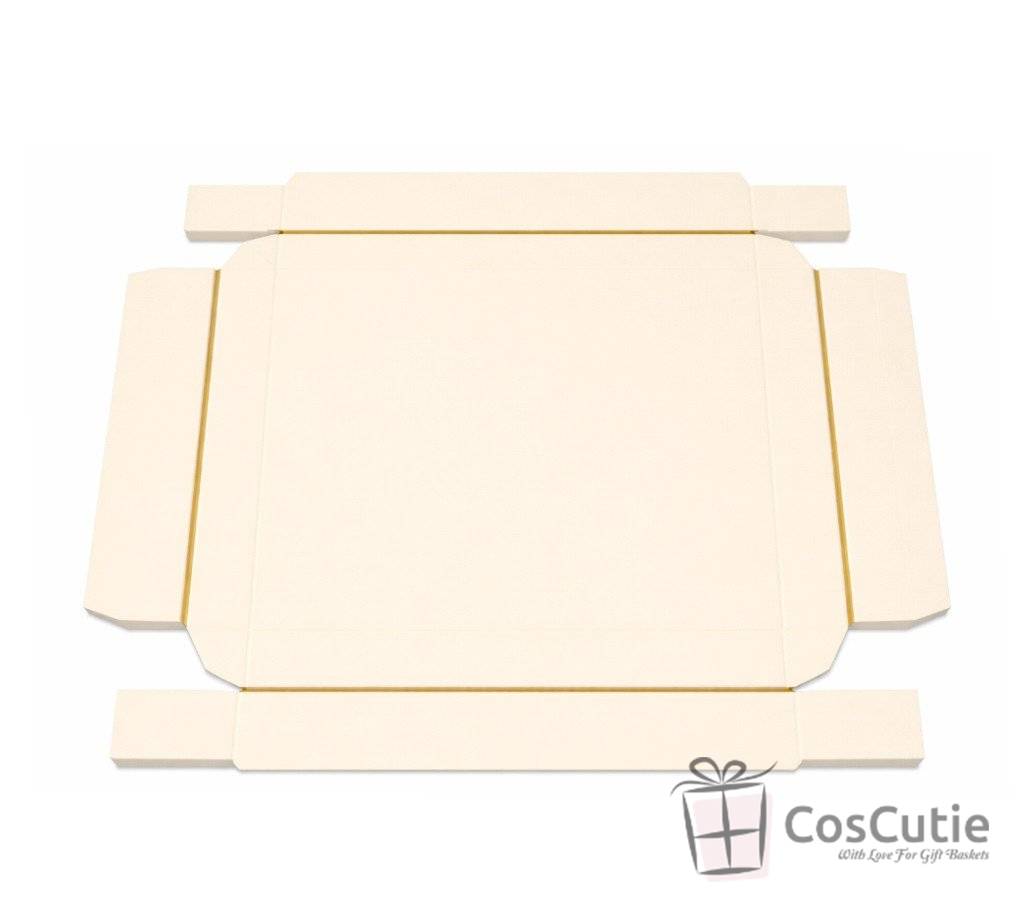 Cutie cadou crem 23x18x6 cm, capac detasabil, carton 425 g/mp