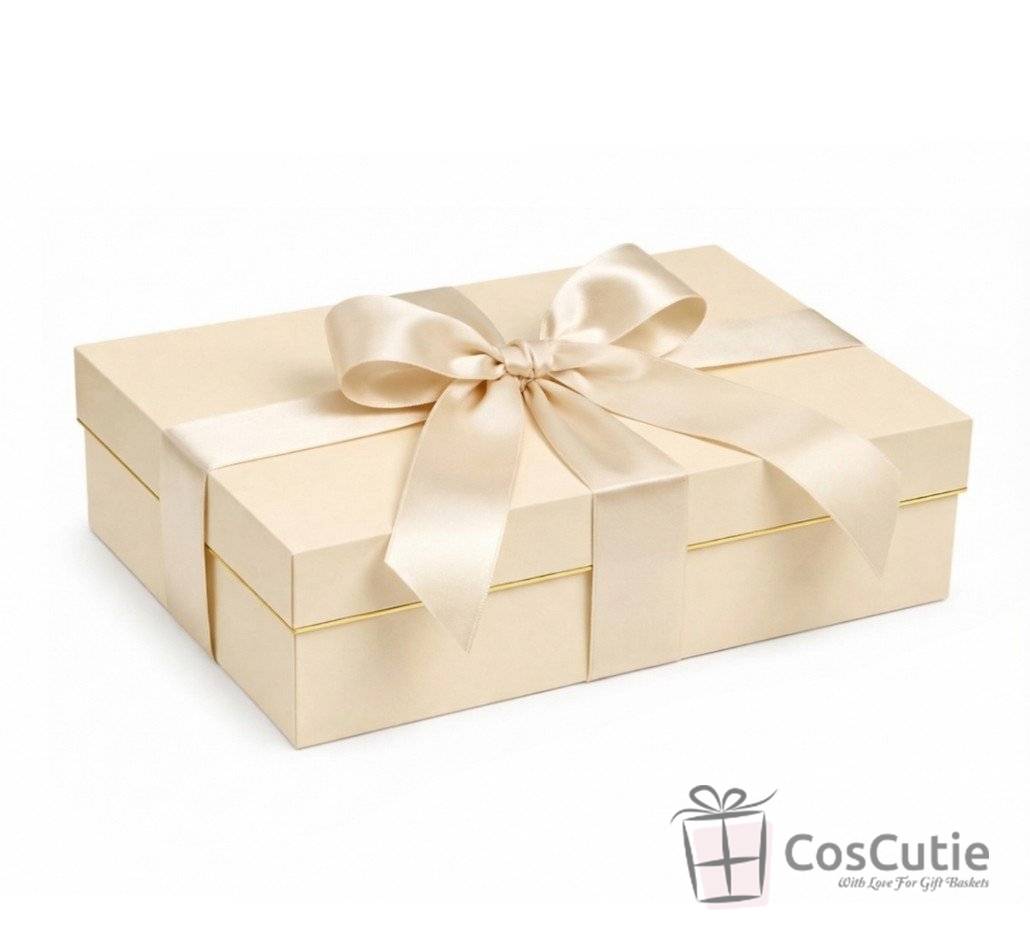 Cutie cadou crem 23x18x6 cm, capac detasabil, carton 425 g/mp
