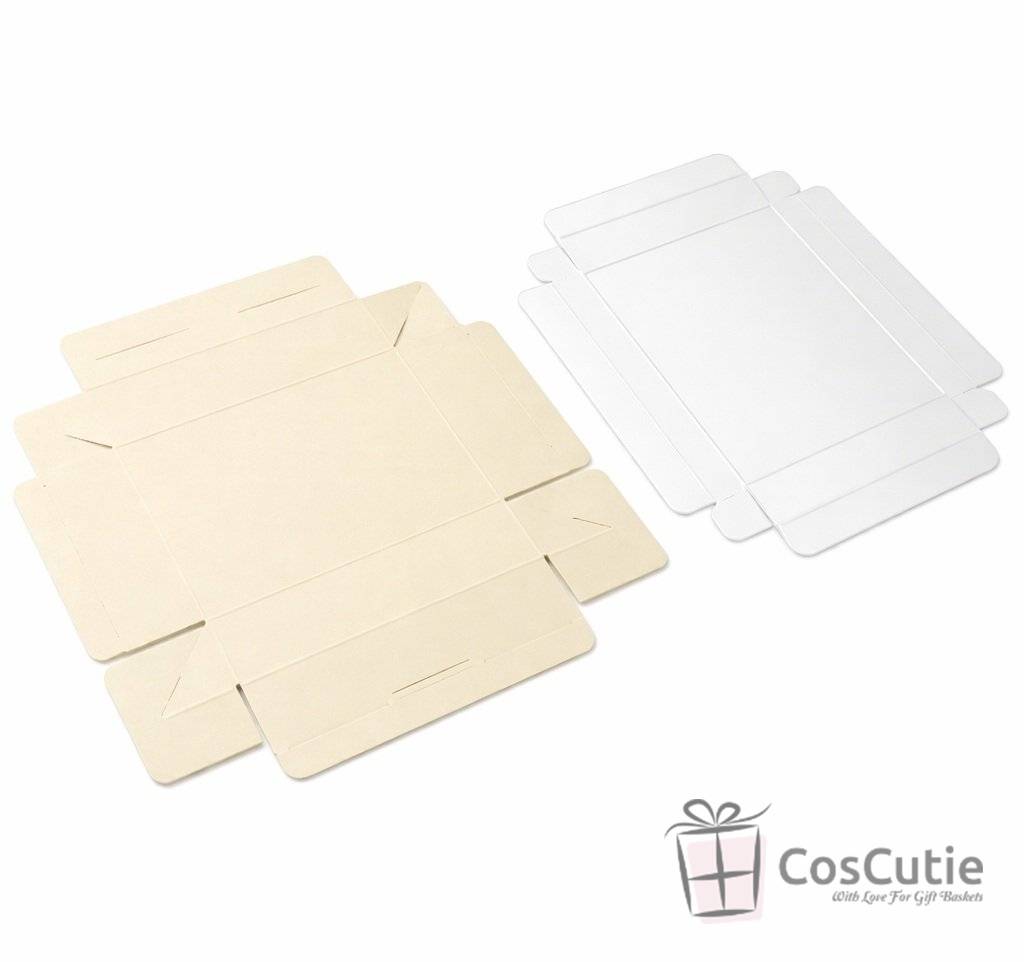 Cutie cadou Crem capac Transparent 40x25x10cm