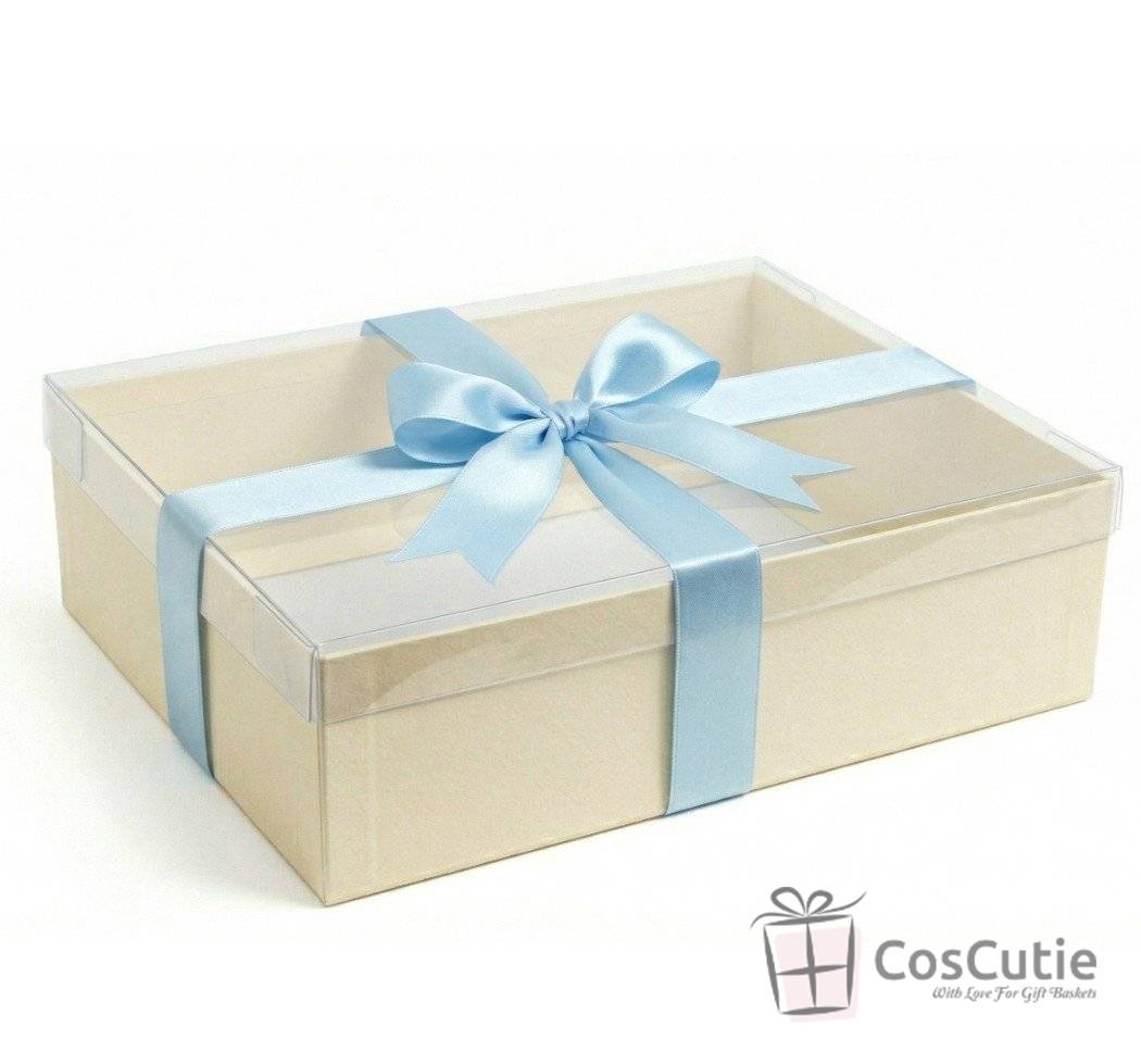 Cutie cadou Crem capac Transparent 40x25x10cm