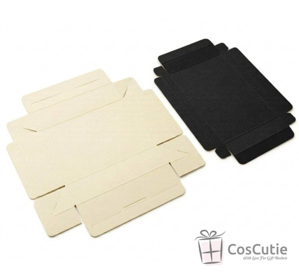 Cutie cadou Crem/Negru 40x25x10cm
