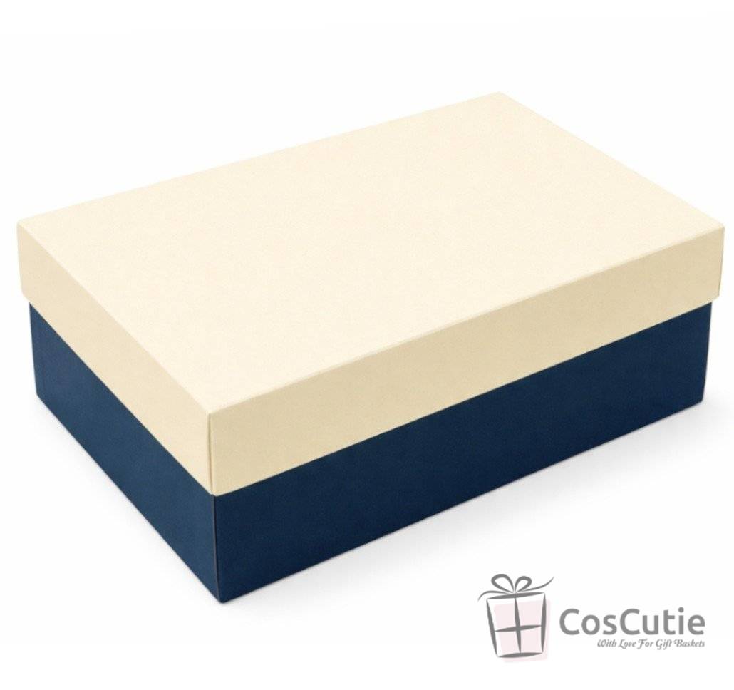 Cutie cadou Mare 47x34x12 cm cu capac detasabil, Bicolora