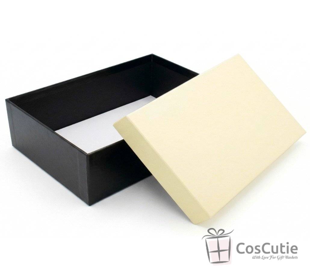 Cutie cadou Mare 47x34x12 cm cu capac detasabil, Bicolora