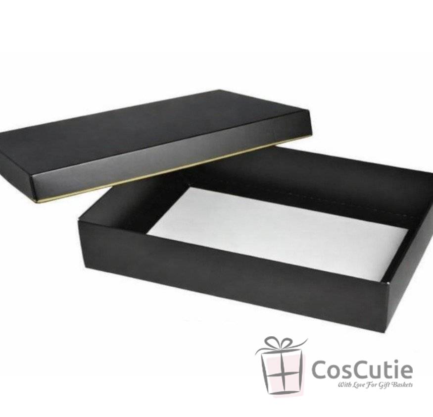 Cutie cadou Neagra 23x18x6 cm, carton 425 g/mp, soft touch