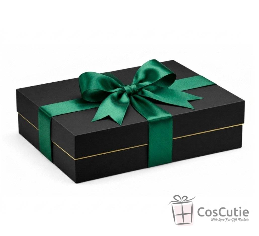 Cutie cadou Neagra 23x18x6 cm, carton 425 g/mp, soft touch