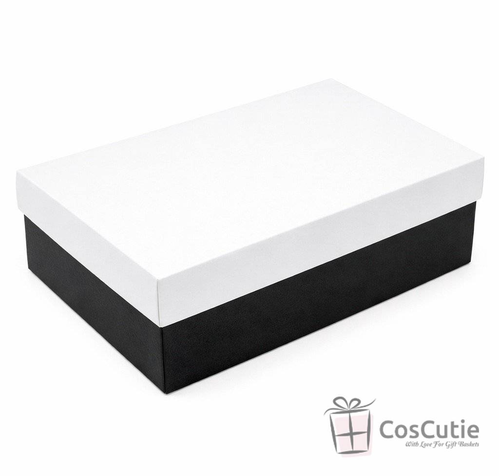 Cutie cadou Negru/Alb 40x25x10cm