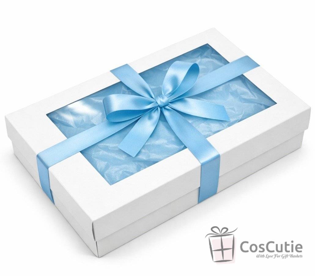 Cutie cadou cu fereastra transparenta, 40x25x10 cm