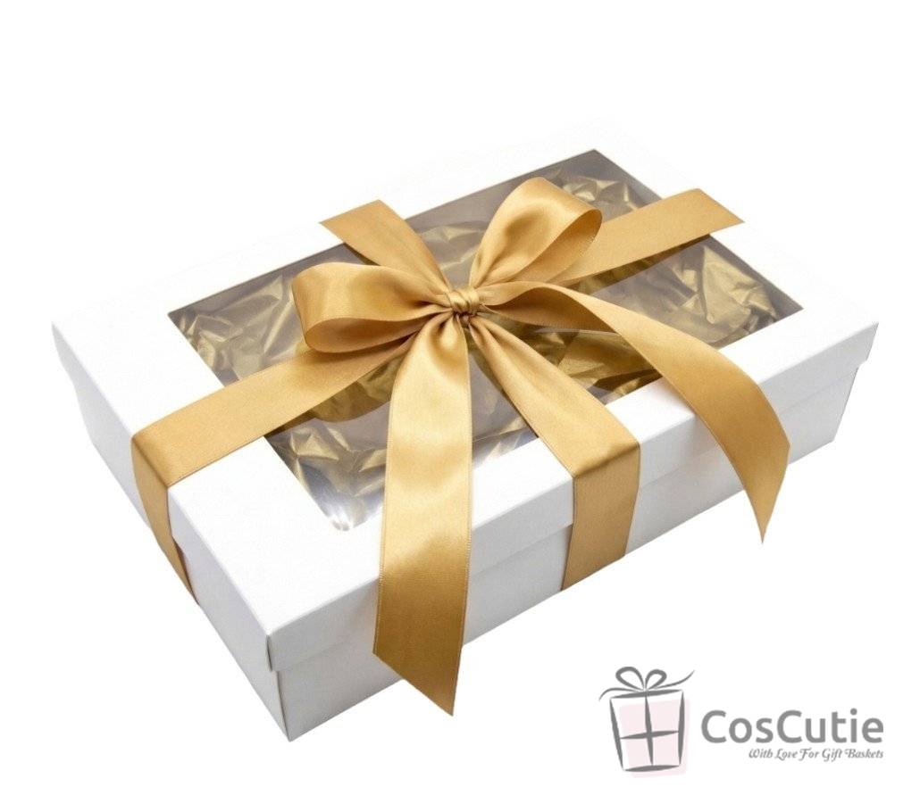 Cutie cadou cu fereastra transparenta, 40x25x10 cm