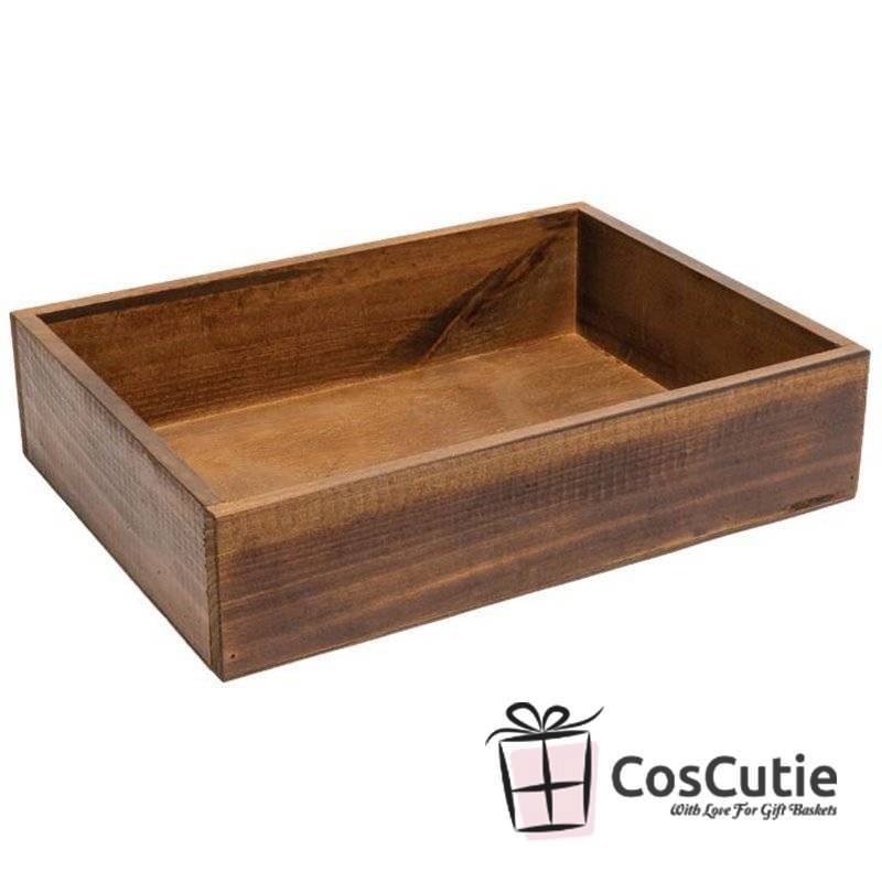 Cutie din lemn natur, 35x25x10 cm
