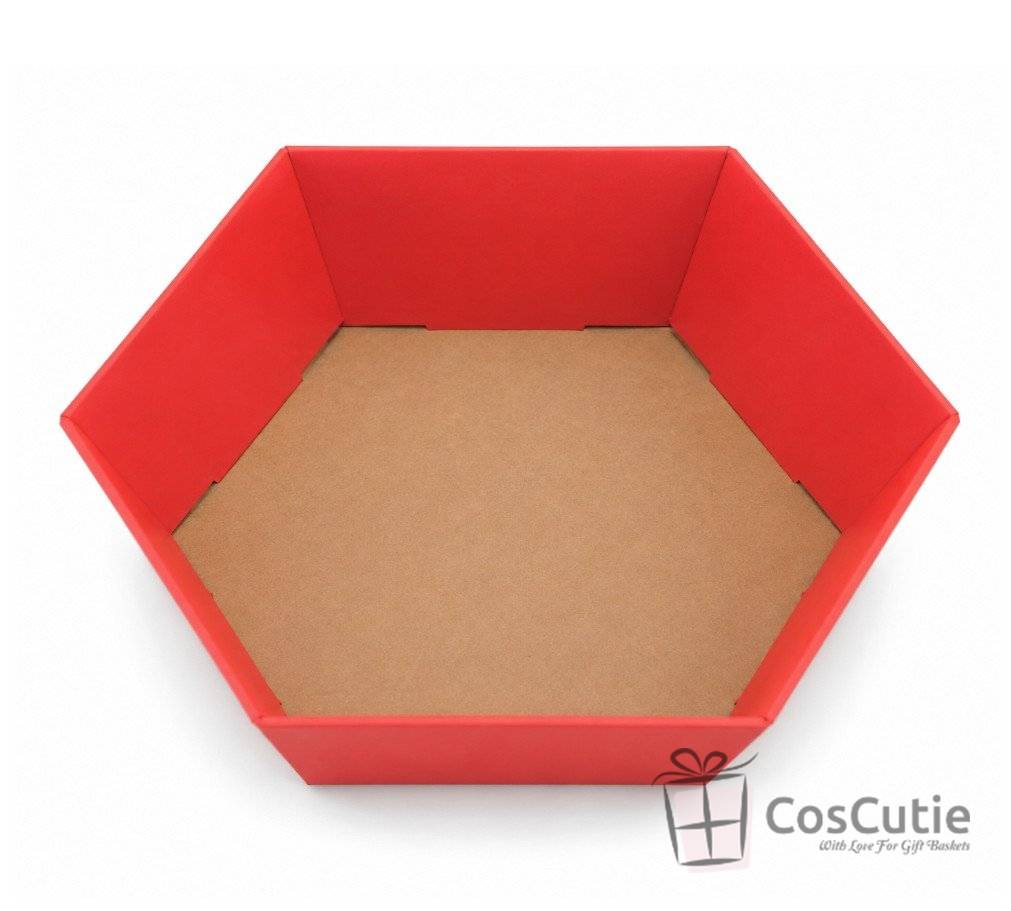 Cutie pliabila din carton 30x11 cm, Rosu
