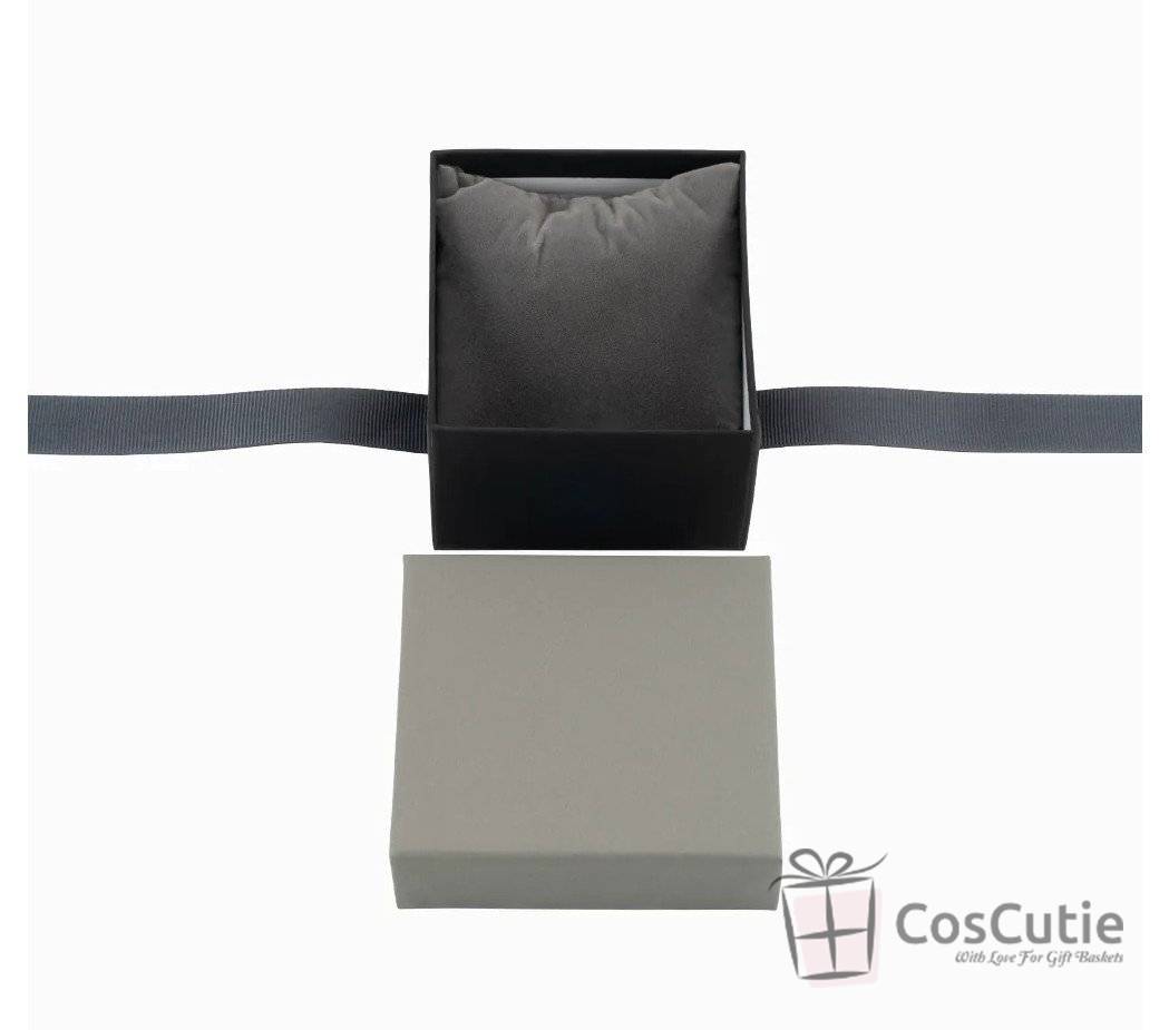 Cutii bijuterii cu panglica grosgrain, pentru ceasuri si bratari 
