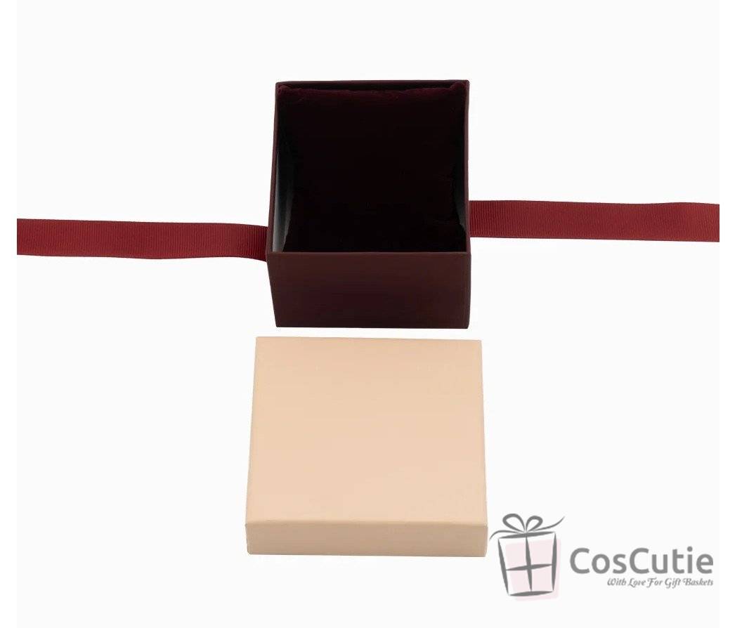 Cutii bijuterii cu panglica grosgrain, pentru ceasuri si bratari 