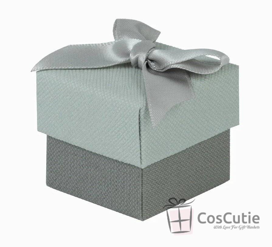Cutii bijuterii pentru inele si cercei, 4x4 cm, diverse culori