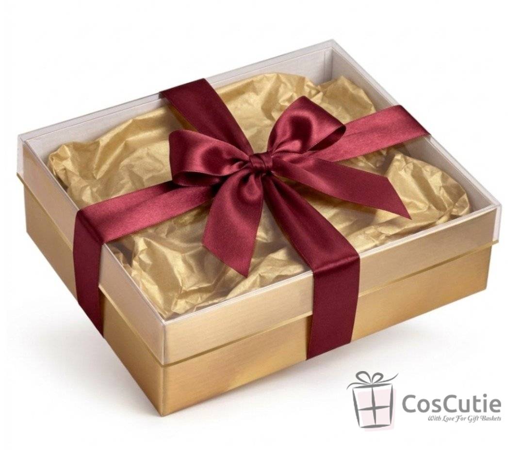 Cutii cadou 21x21x8 cm cu capac transparent