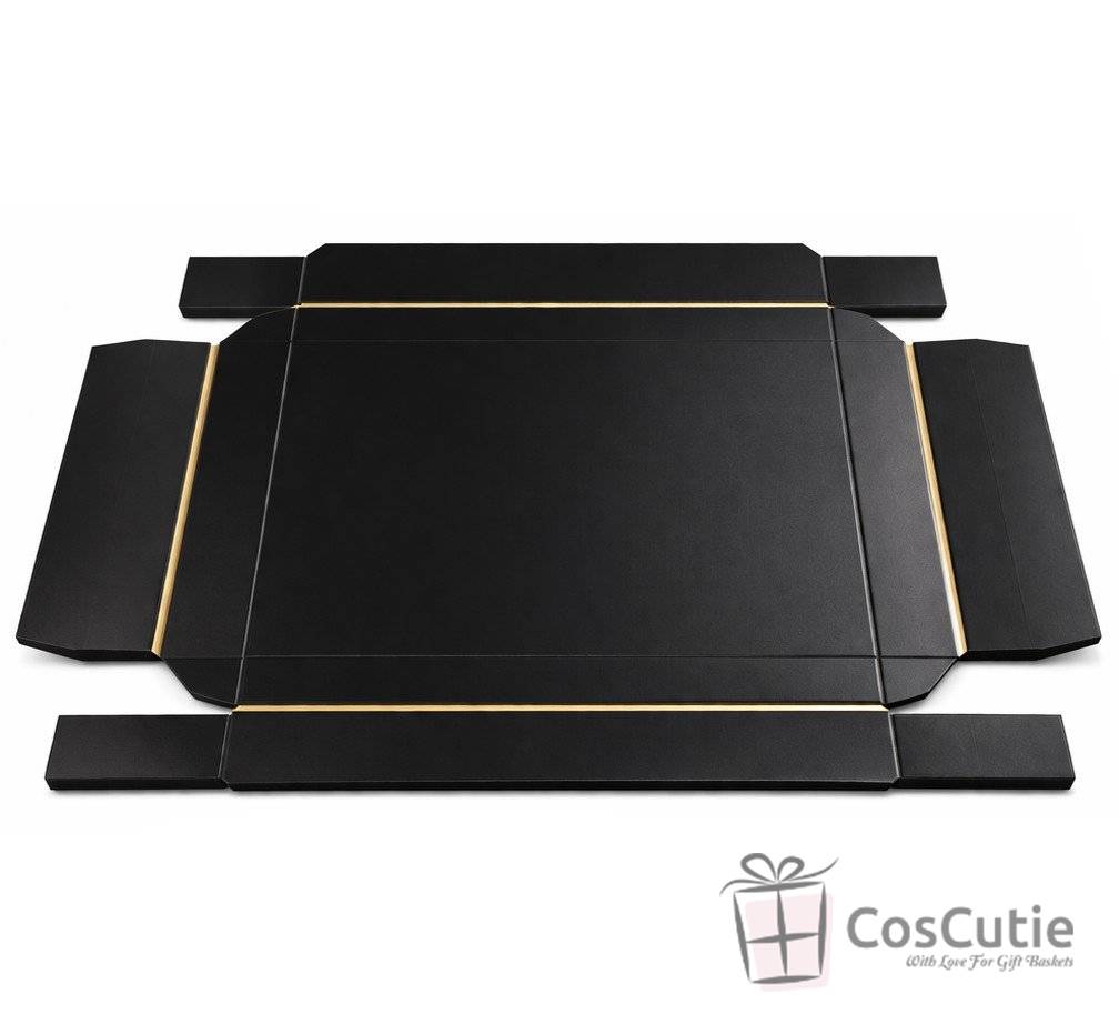 Cutii cadou din carton 21x21x8 cm Negru