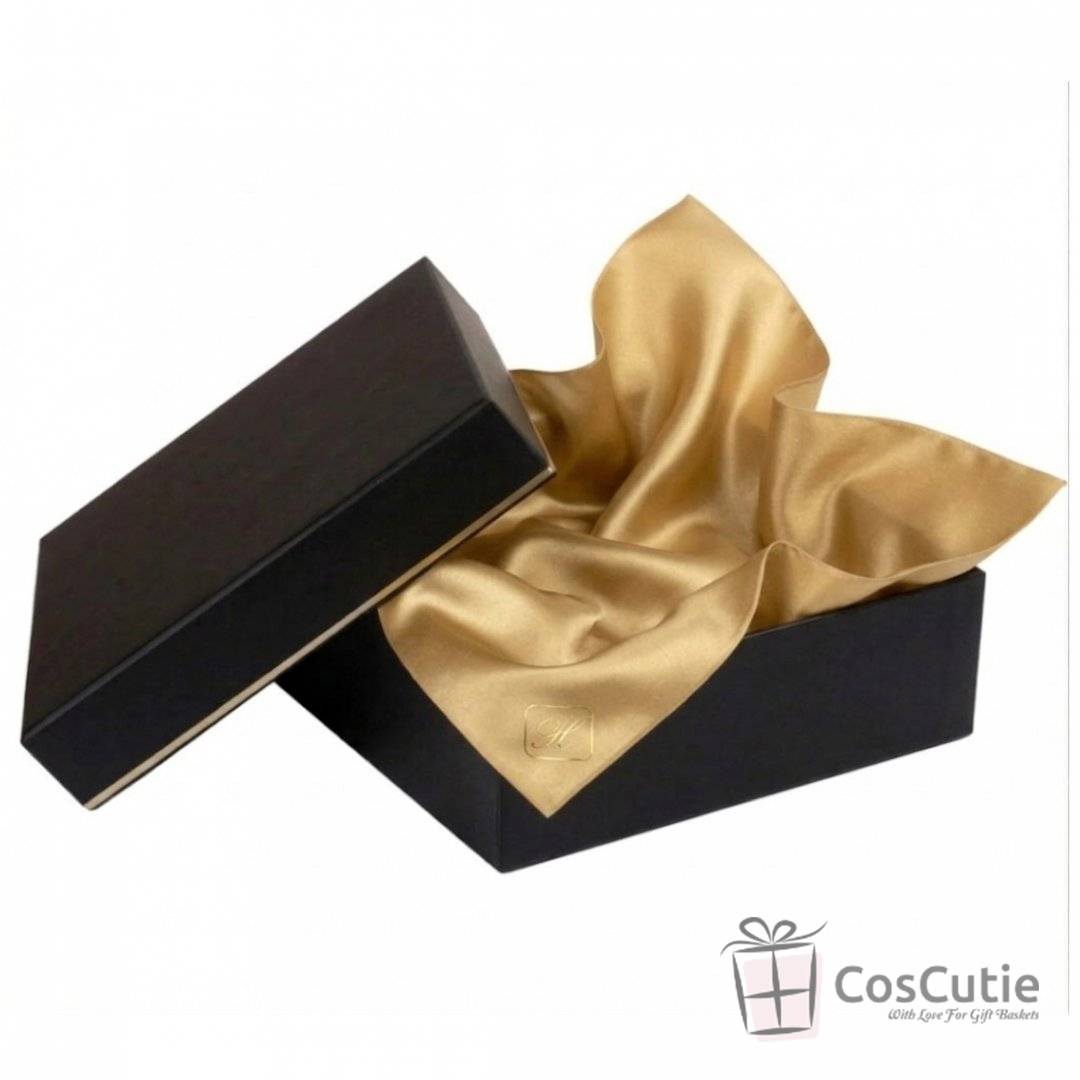 Cutii cadou din carton 21x21x8 cm Negru