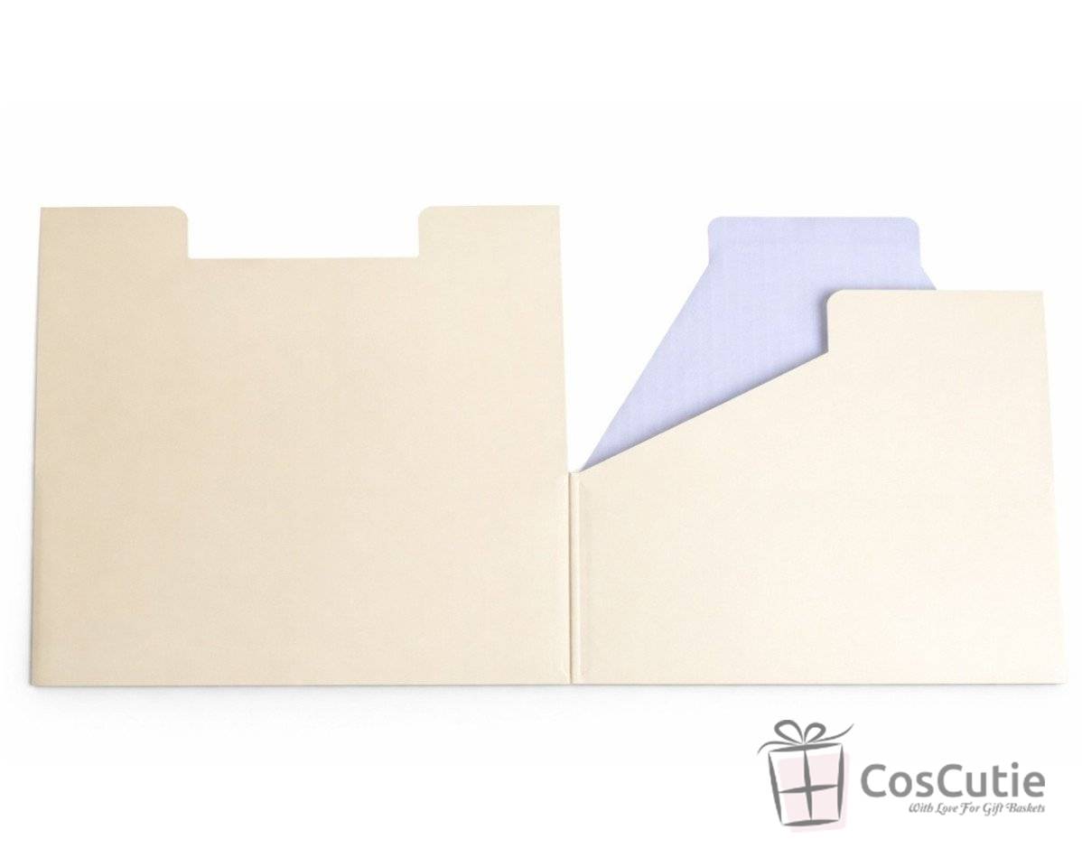 Cutii cadou patrate, Crem, capac transparent, 29.5x29.5x28cm