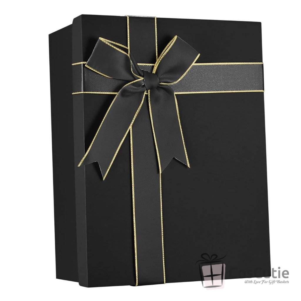 Cutii cadou Premium, Negru 31x22x9cm
