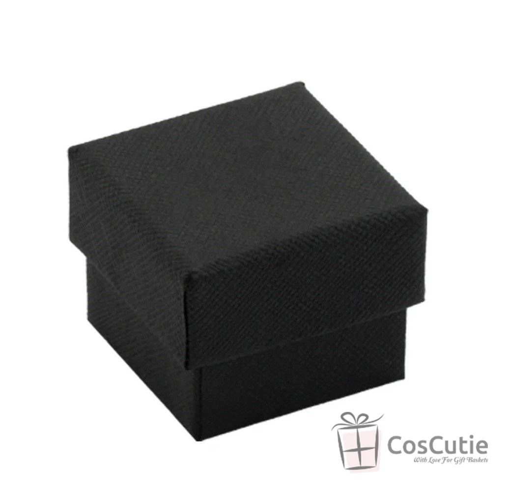 Cutii carton bijuterii 4x4x3.5 cm, diverse culori