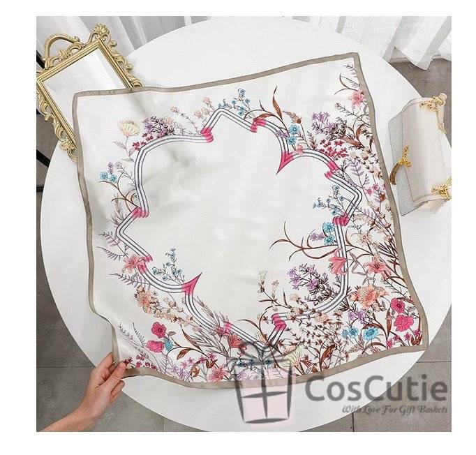 Esarfe matase naturala 65x65cm