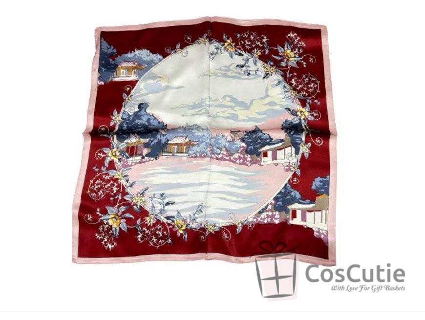 Esarfe matase naturala 65x65cm