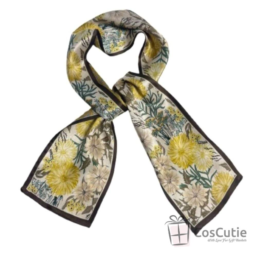 Esarfe matase naturala, dubla fata, Sal 15x145 cm