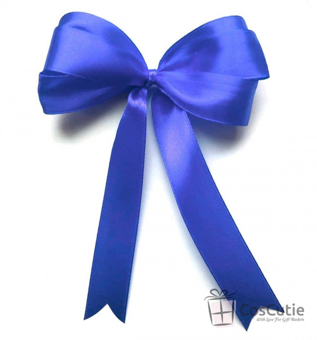 Fundite panglica satin, bucle triple, 10x11cm, diverse culori