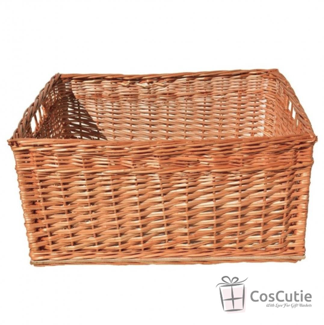 Lada depozitare din rachita cu manere, 50x40x25 cm