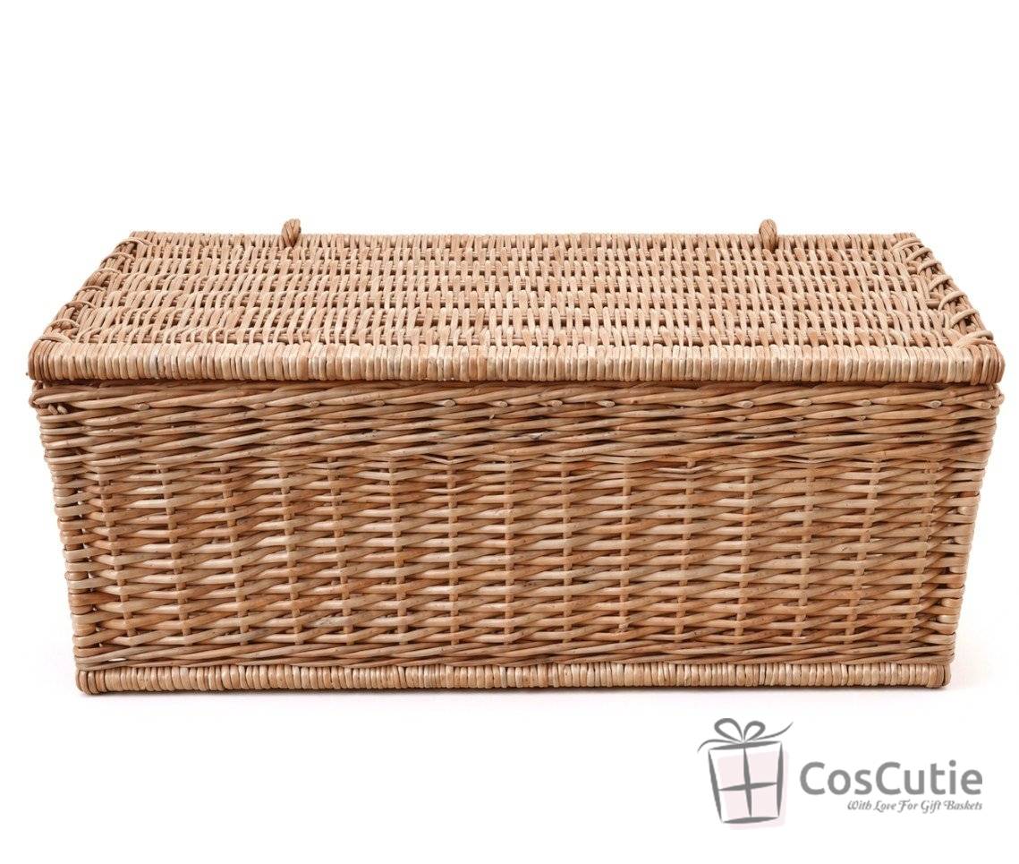 Lada Depozitare din Rachita cu Capac 70x40x23 cm