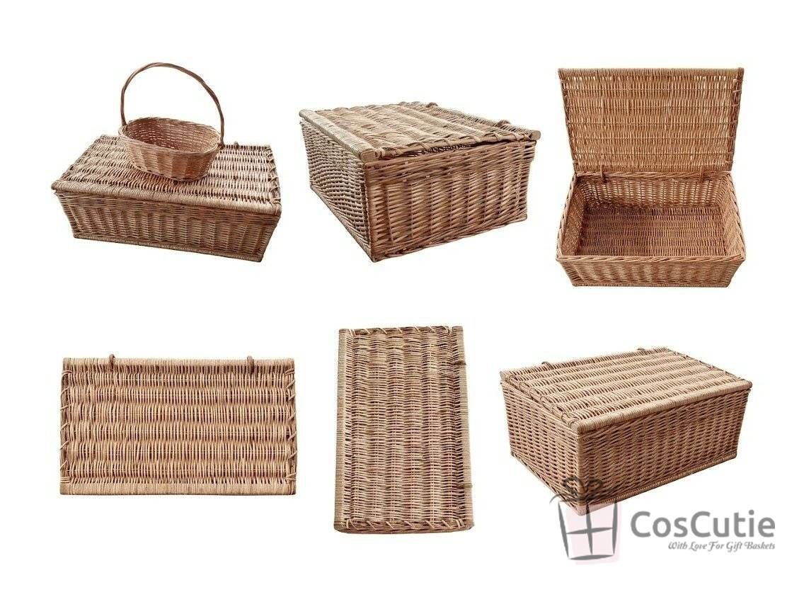 Lada Depozitare din Rachita cu Capac 70x40x23 cm
