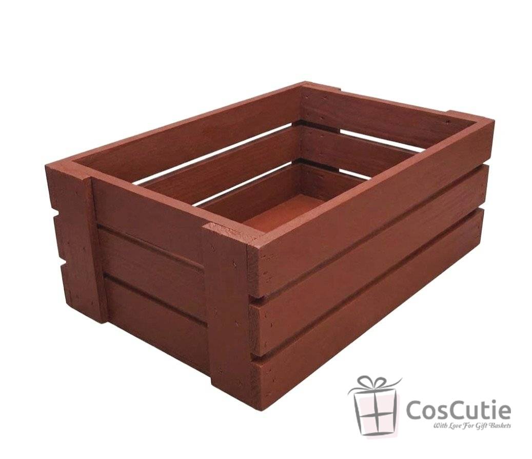 Ladita dreptunghiulara din lemn 40x30x12 cm
