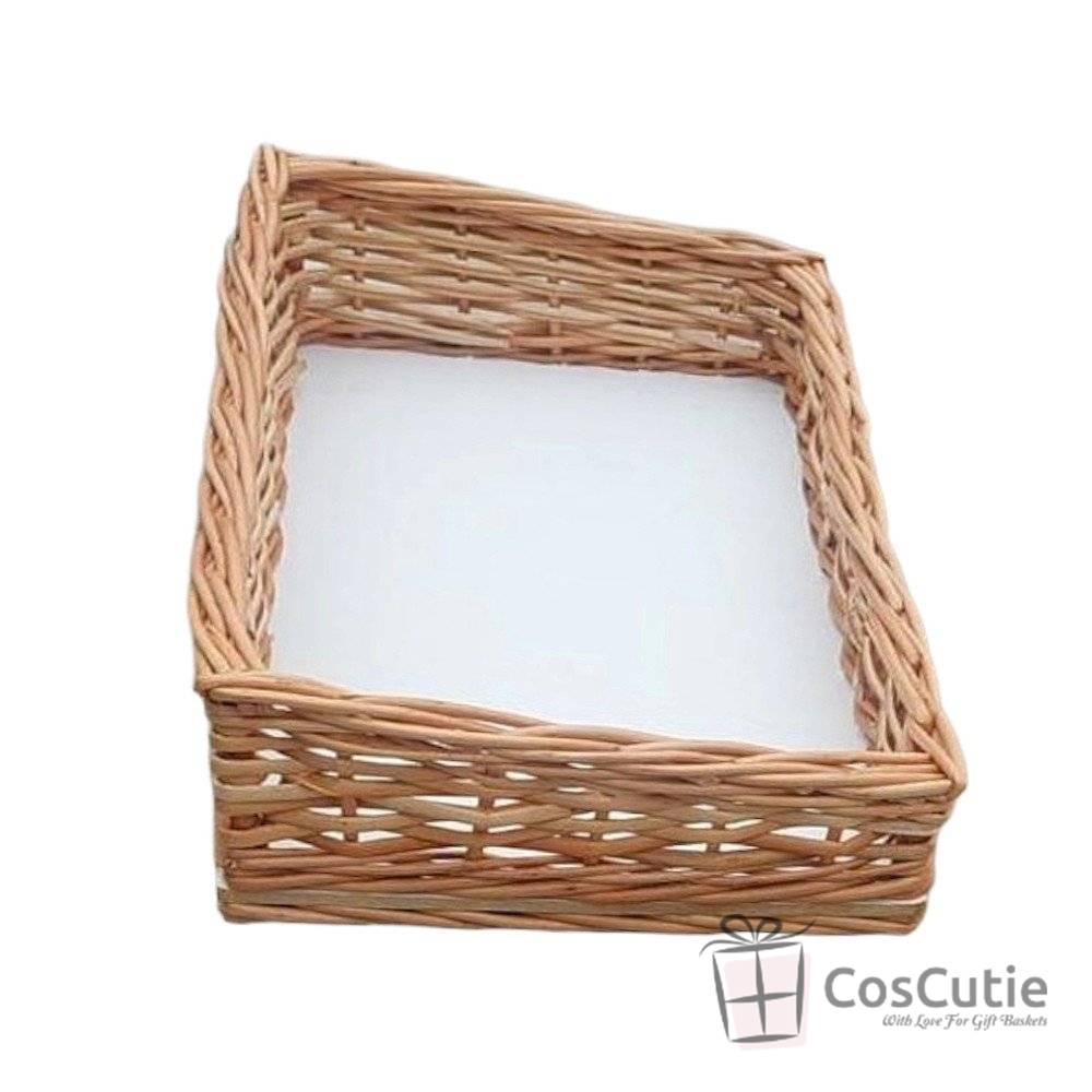Ladita rachita cu baza placaj, model asimetric 50x30x10/5cm