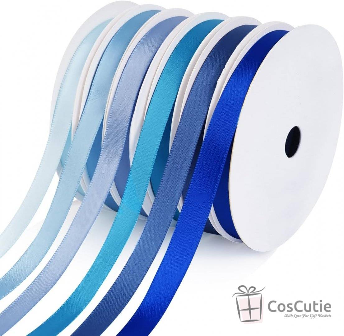 Panglica premium dublu satinata 2 cm, rola 91 m, diverse culori