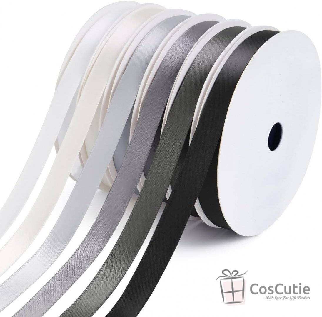 Panglica premium dublu satinata 2 cm, rola 91 m, diverse culori