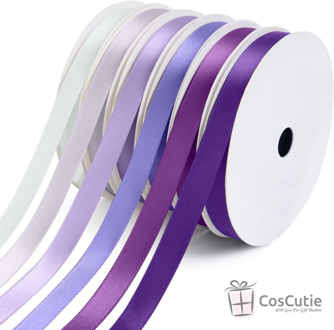 Panglica premium dublu satinata 2 cm, rola 91 m, diverse culori