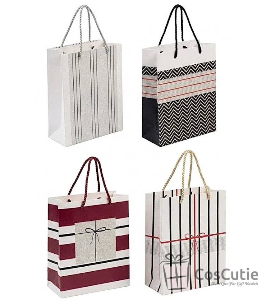Punga cadou gama Chic, carton rezistent 425g, 12x10x15cm