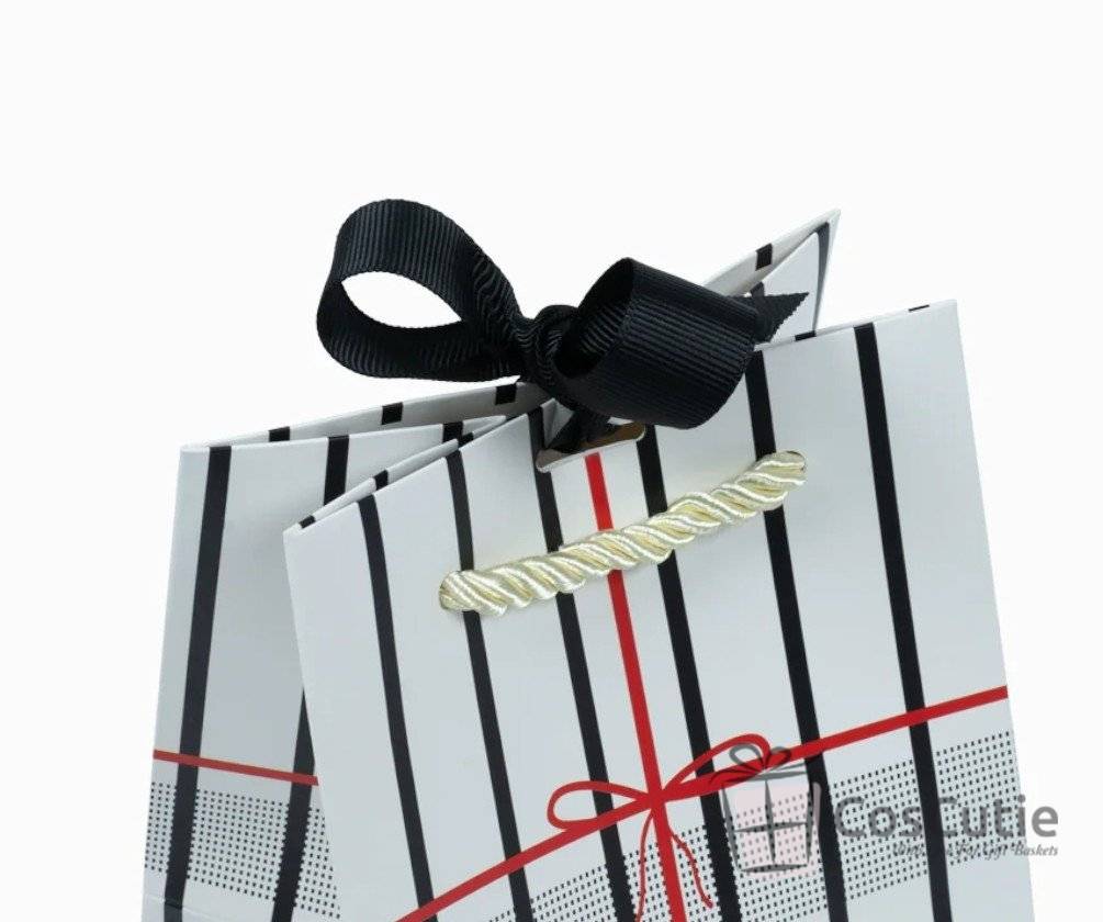 Punga cadou gama Chic, carton rezistent 425g, 12x10x15cm
