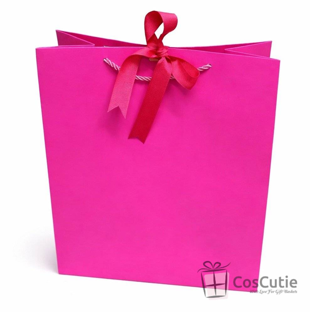 Punga cadou Premium, Magenta 26x32x12 cm
