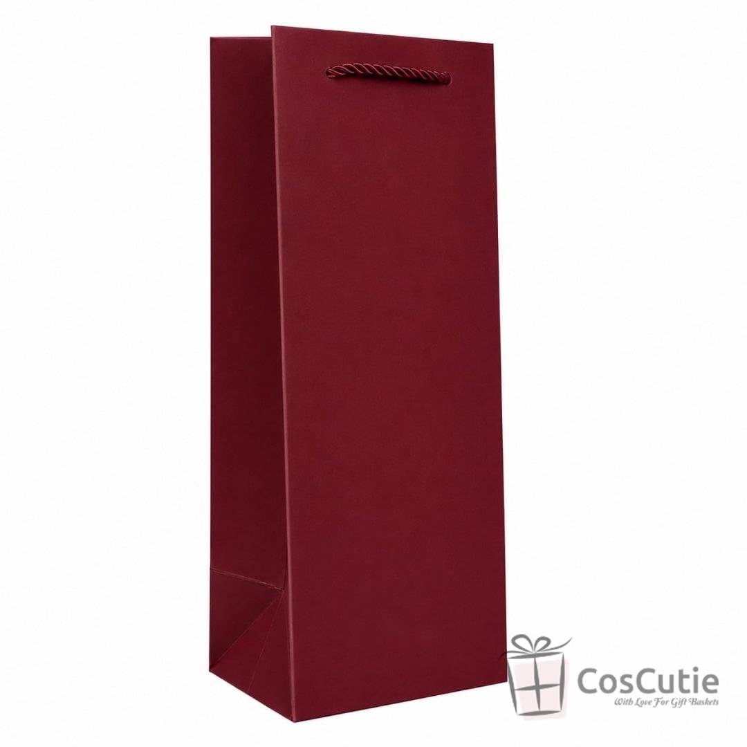 Punga cadou pentru 1 sticla bauturi, 11x9x36cm