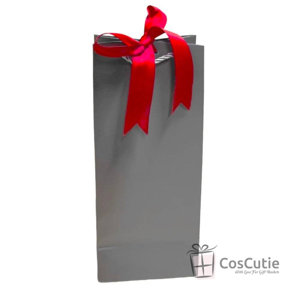 Punga cadou pentru 1 sticla bauturi, 11x9x36cm