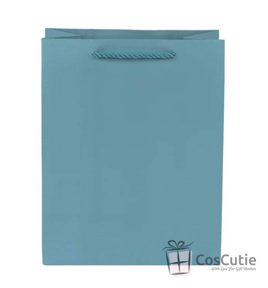 Pungi cadou Premium, Bleu 18x23x10 cm