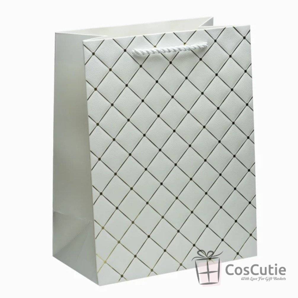 Pungi cadou premium din carton embosat 325g, 18x23x10 cm diverse culori