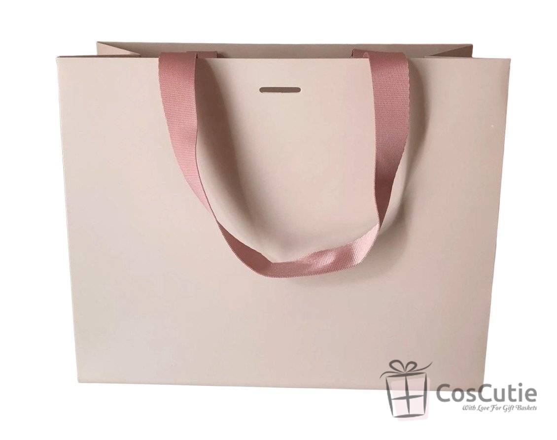 Pungi cadou premium lux Soft Touch, diverse culori, 20x17x9cm