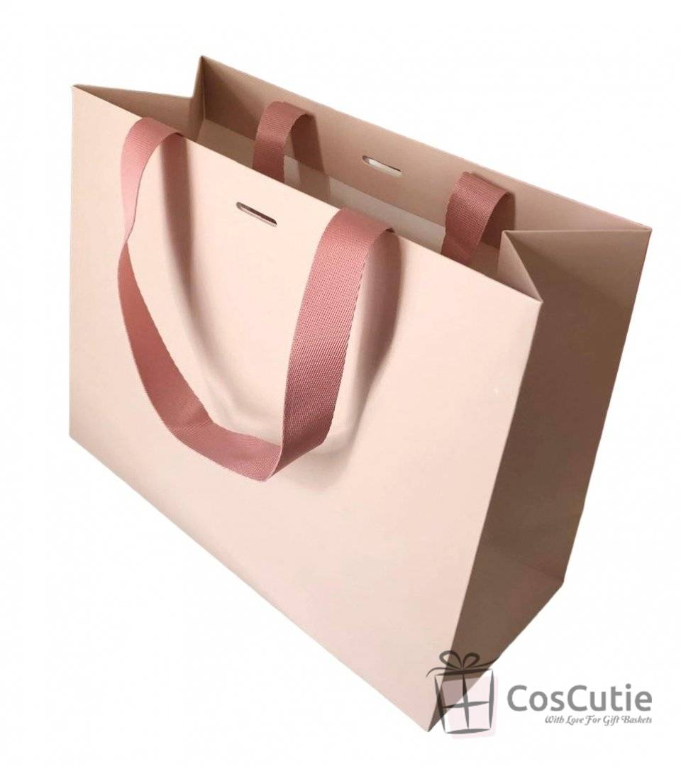  Pungi cadou premium lux Soft Touch, diverse culori, 20x25x11cm