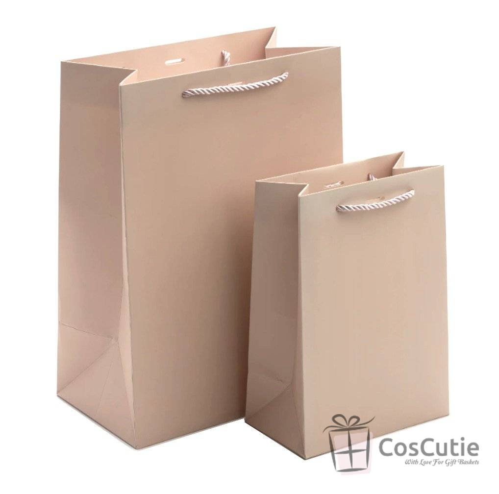 Pungi cadou Soft Touch Velvet Premium, Roz 18x23x10 cm